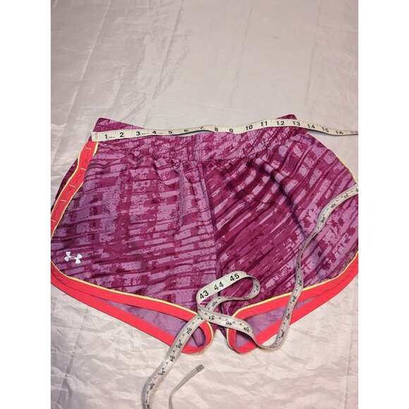 Under Armour Womens Size Small Pink Perfect Pace Running Shorts Heatgear Lined - Picture 9 of 12